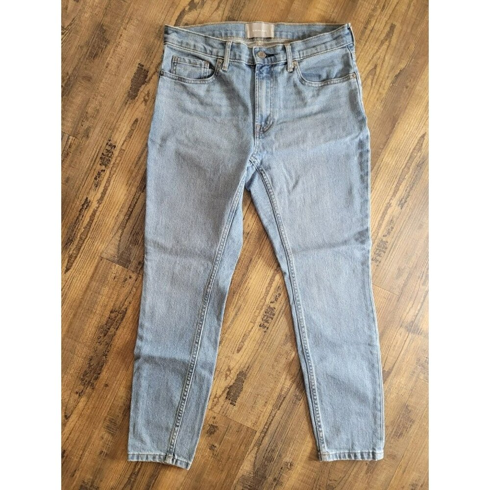Everlane Ankle Denim Jeans Women's Size 28 Blue Mid Rise Medium Wash 5-Pocket